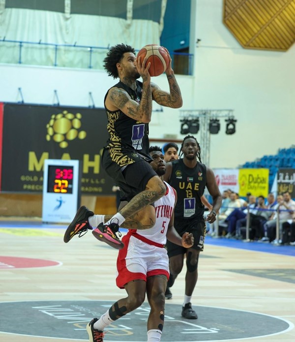 Basketball team advances to Dubai International tournament final with victory over Libyan Al-Ittihad