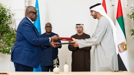 UAE President witnesses signing of comprehensive economic partnership agreement with Democratic Republic of Congo