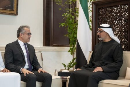 Sheikh Khaled bin Mohamed bin Zayed receives UNESCO Director-General