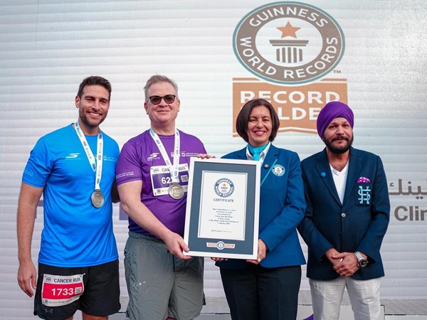 Abu Dhabi cancer awareness race enters Guinness World Records