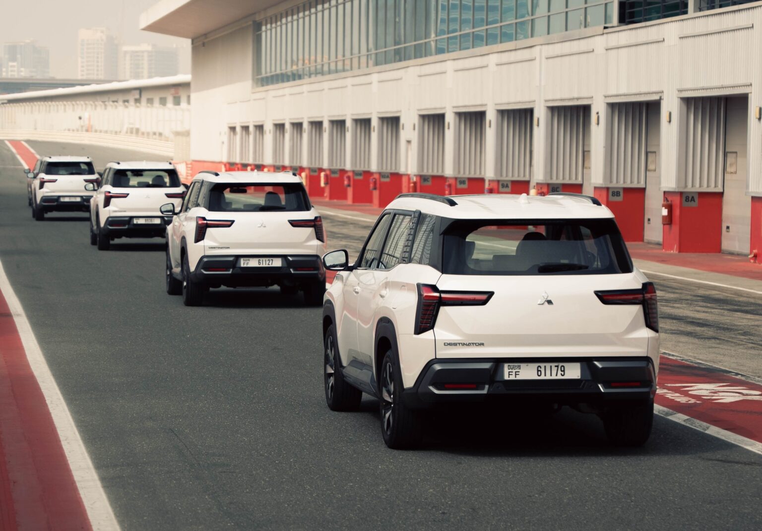 Al Habtoor Motors Holds Media Test Drive Event for Mitsubishi Destinator at Dubai Autodrome